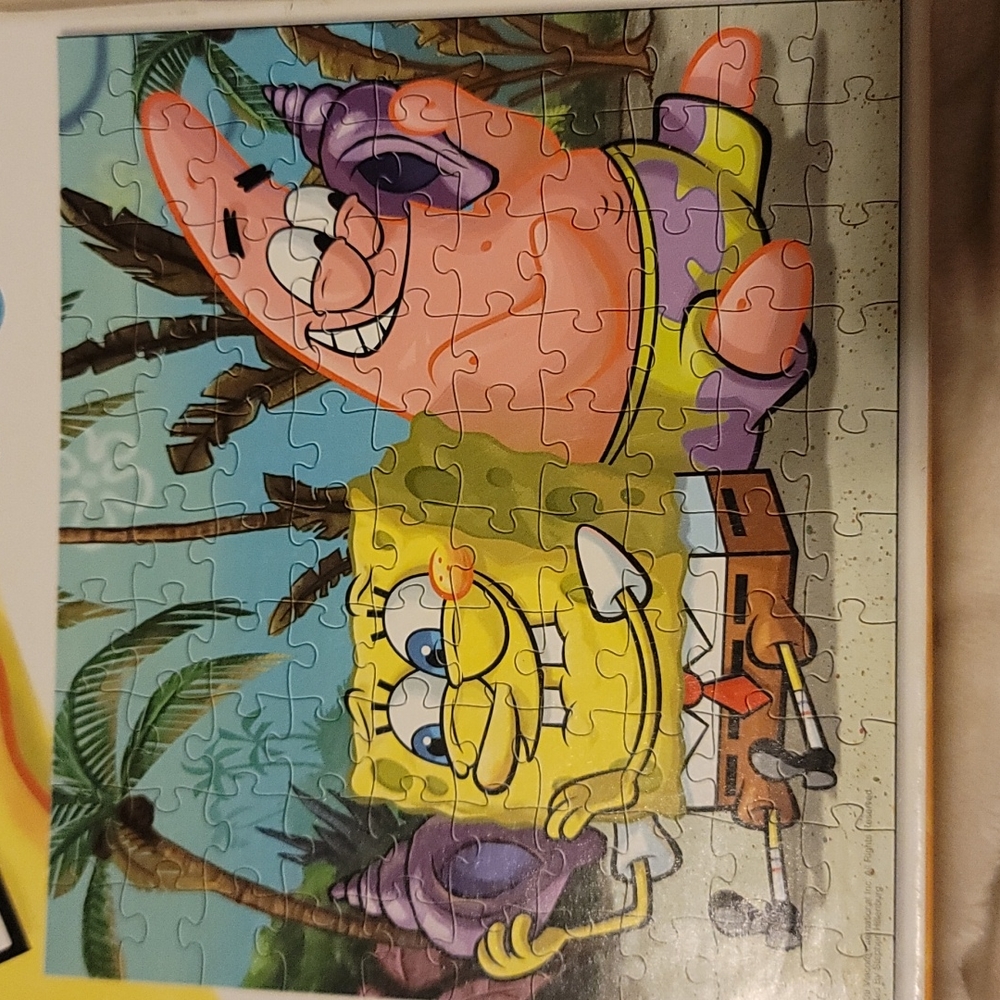 Vintage Spongebob SquarePants Jigsaw Puzzle - Picture 5 of 6